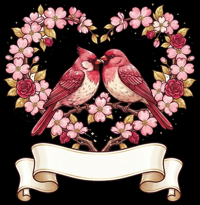 Cardinal Lovebirds